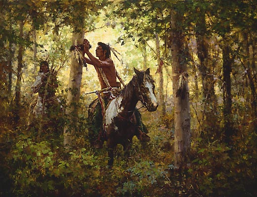 Howard Terpning - Offerings to Sun
